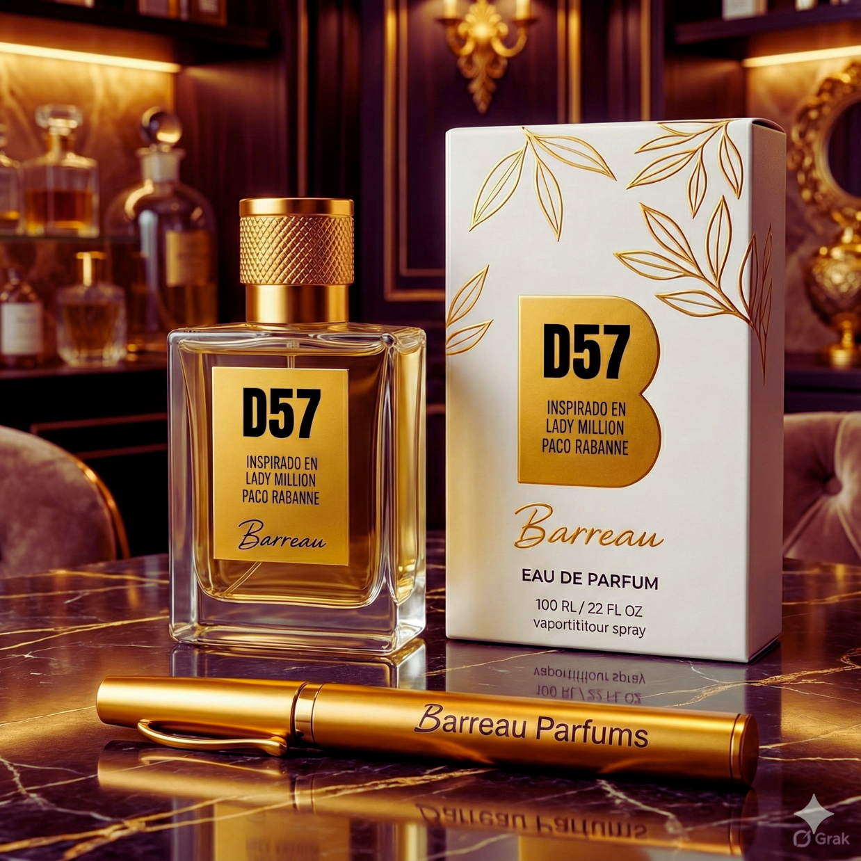 Pack Celebración Dorada – Línea Privée Barreau