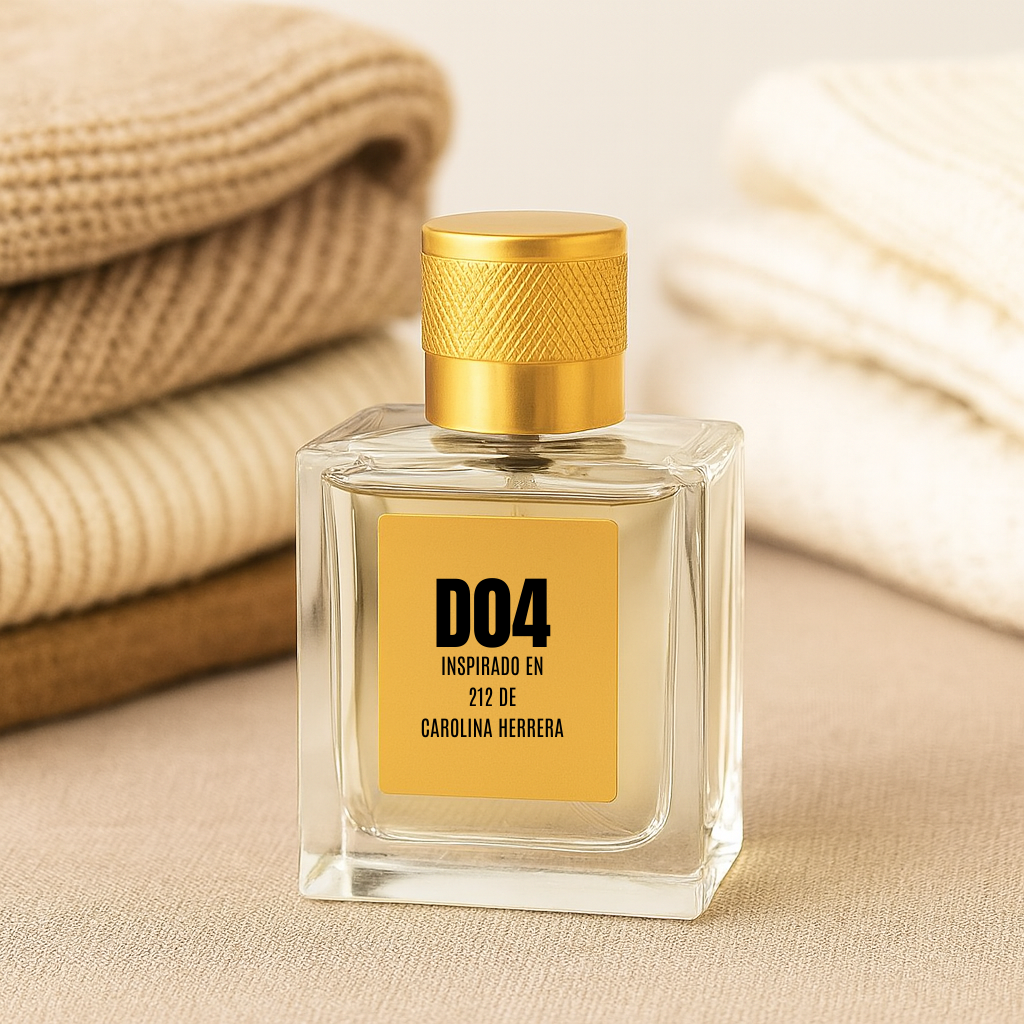 Fragancia D04: Inspiracion: 212 de Carolina Herrera