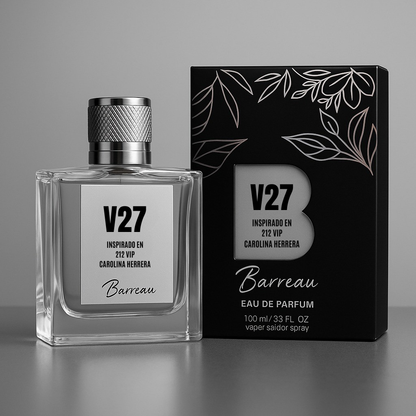 Fragancia V27: Inspiracion 212 VIP Men – Carolina Herrera.
