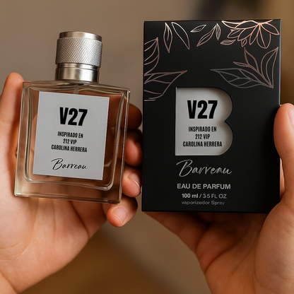 Fragancia V27: Inspiracion 212 VIP Men – Carolina Herrera.