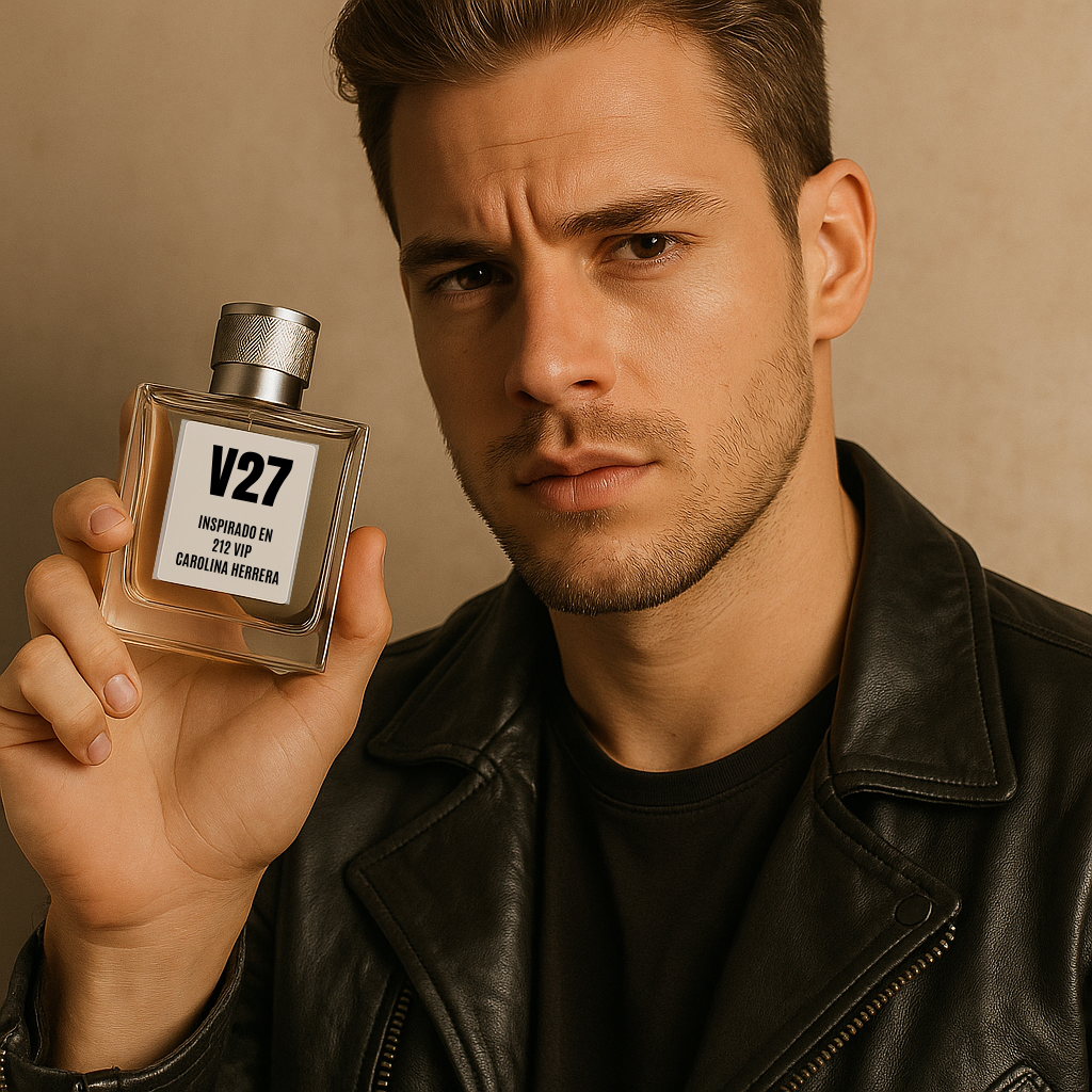 Fragancia V27: Inspiracion 212 VIP Men – Carolina Herrera.