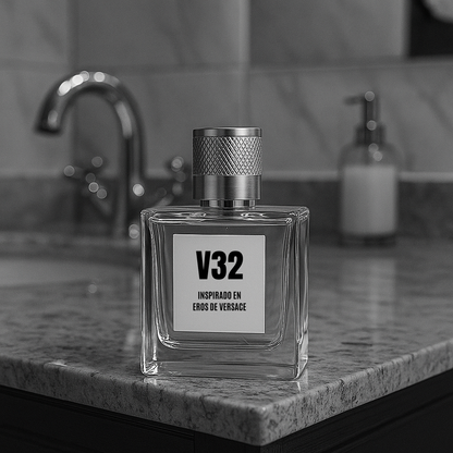 Fragancia V32: Inspiracion Eros – Versace